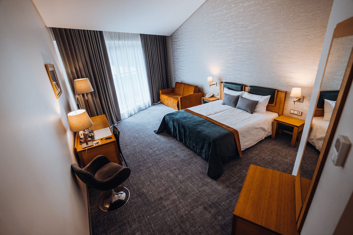 Deluxe room with balcony and SPA access | 1 bedroom, minibar, in-room safe, desk