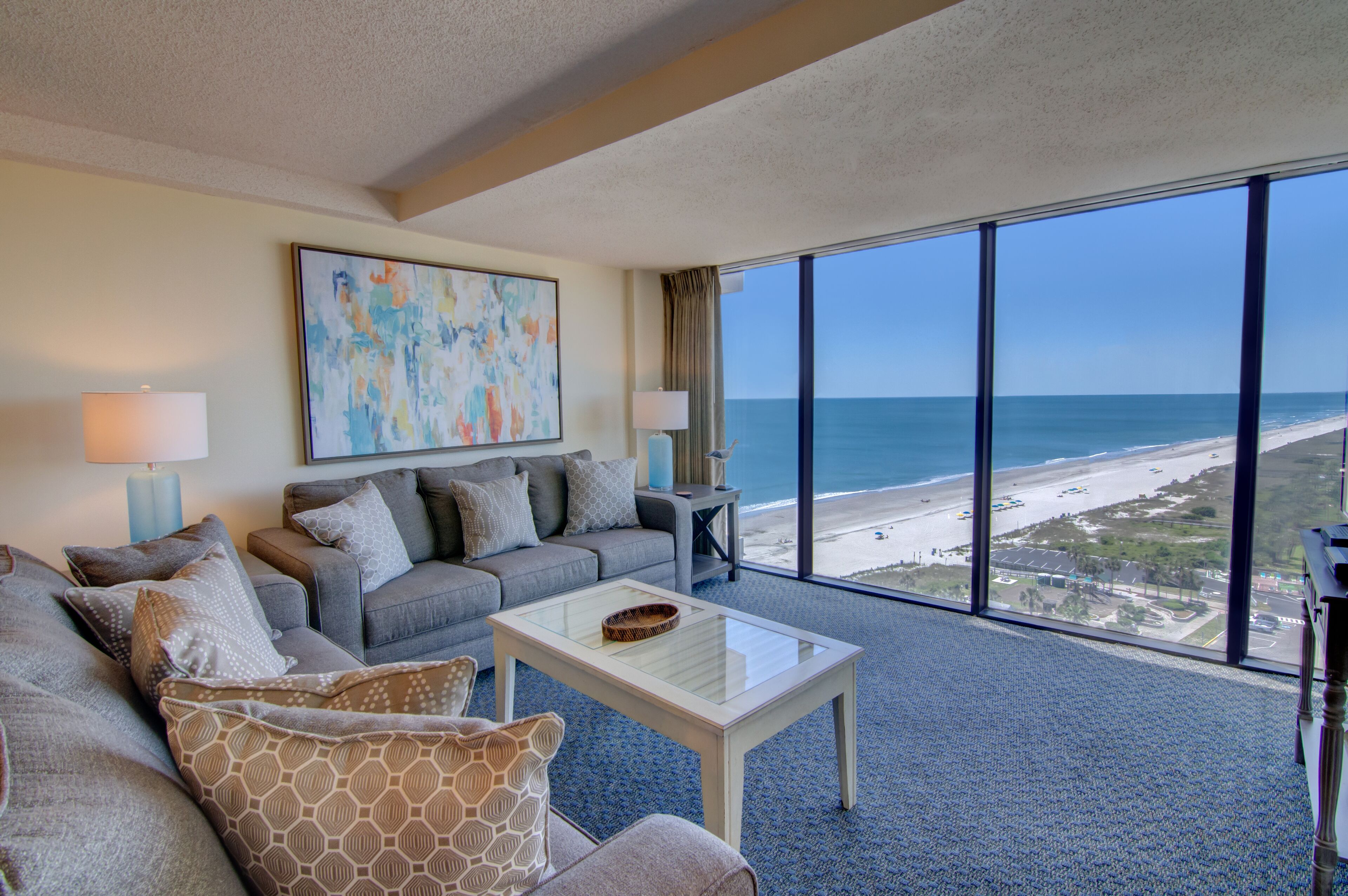 Condo, 3 Bedrooms, Ocean View | Living area | Flat-screen TV, DVD player