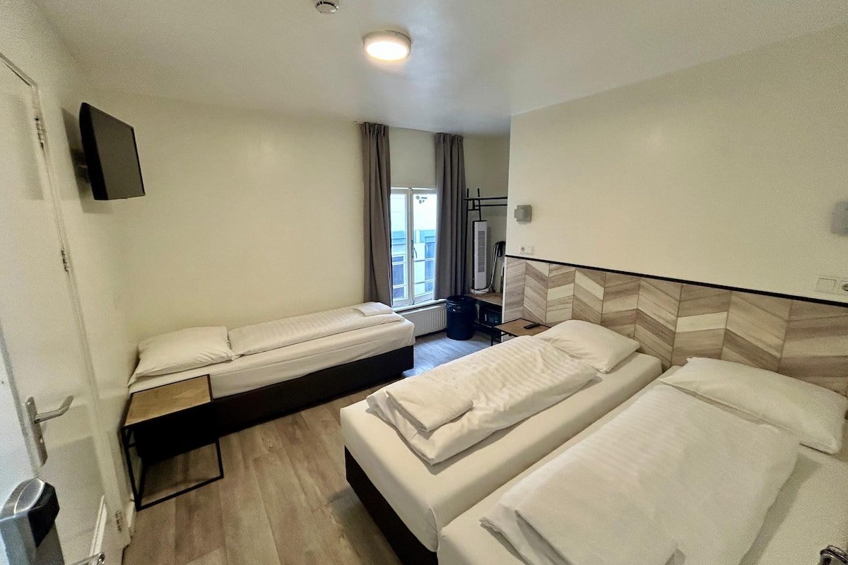 Triple Room, 3 Single Beds