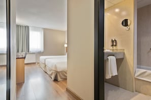 Minibar, in-room safe, desk, blackout curtains