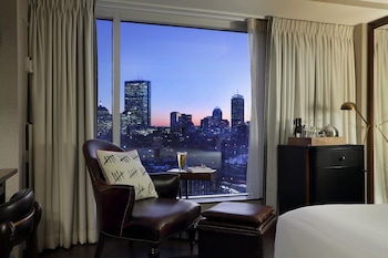 Premium bedding, down comforters, minibar, in-room safe at The Liberty, a Marriott Luxury Collection Hotel, Boston