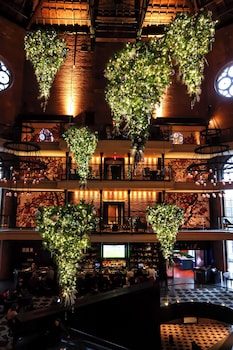 Hotel entrance and lobby at The Liberty, a Marriott Luxury Collection Hotel, Boston