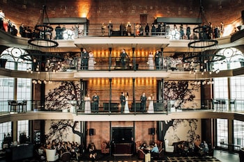 Indoor wedding at The Liberty, a Marriott Luxury Collection Hotel, Boston