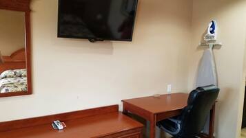Desk, iron/ironing board, free WiFi
