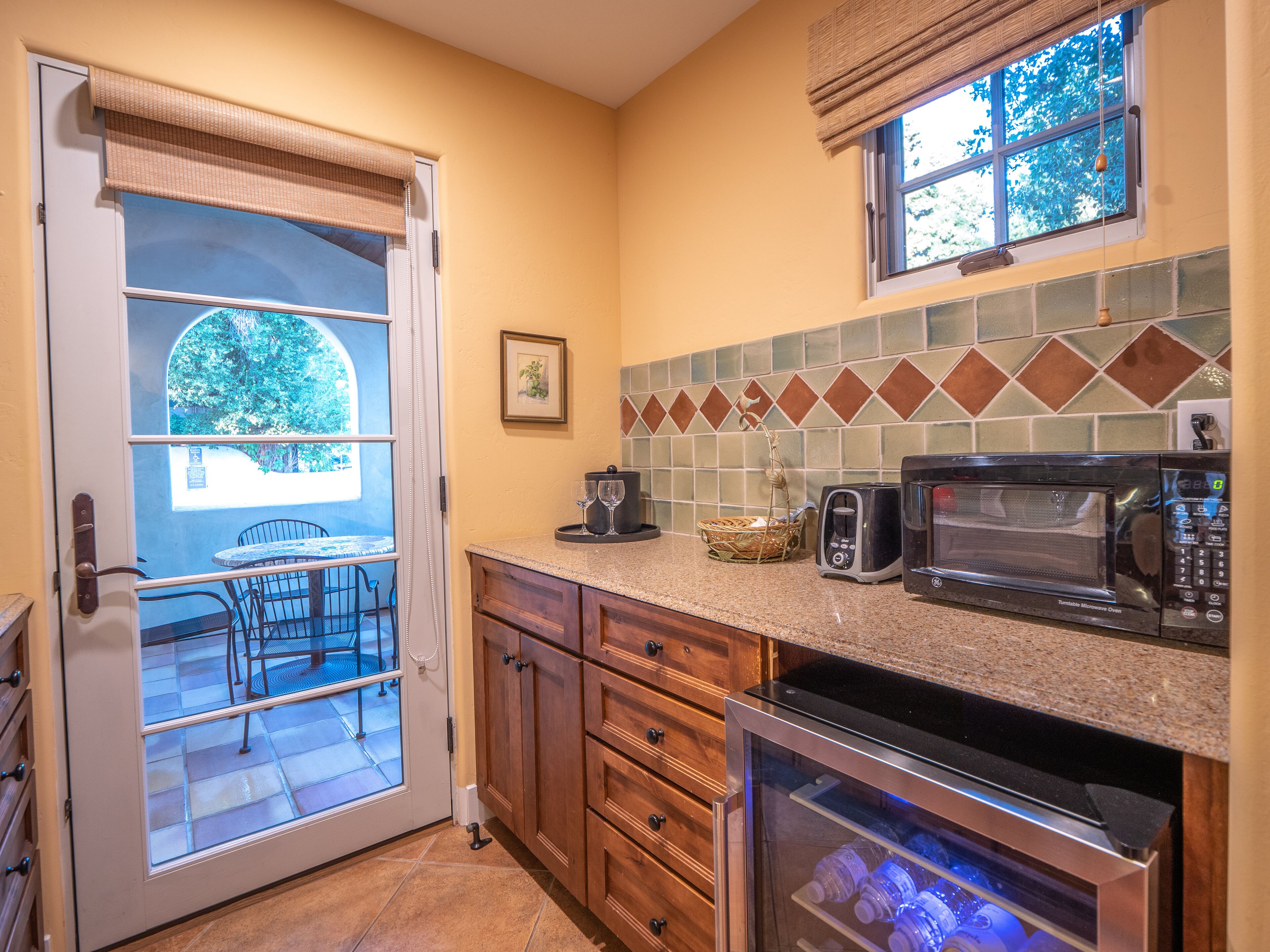 luxury villa, 1 king bed | private kitchenette | fridge, microwave, coffee/tea maker, cookware/dishes/utensils