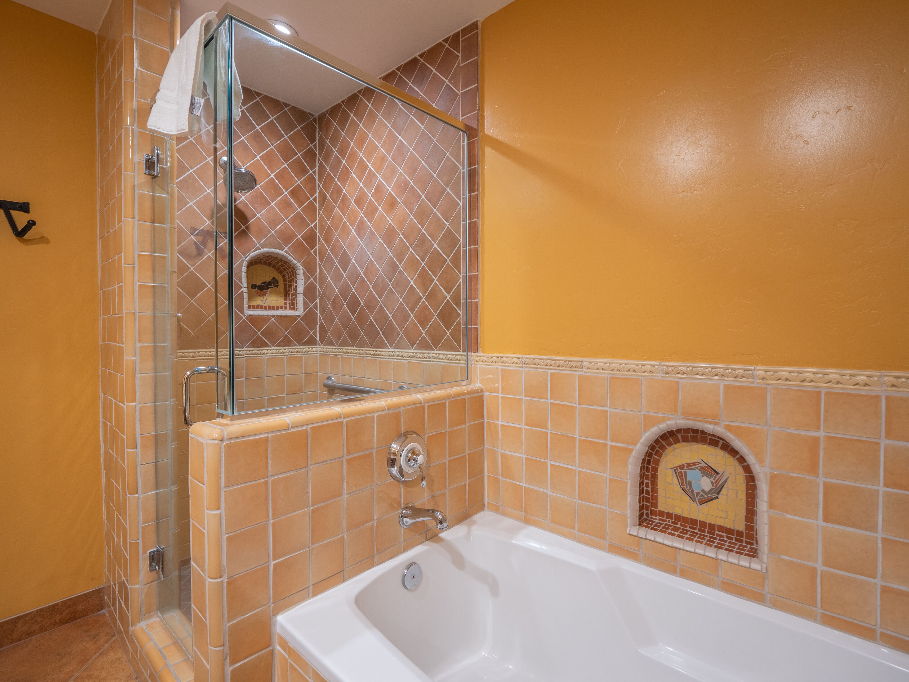 luxury villa | bathroom | designer toiletries, hair dryer, bathrobes, towels