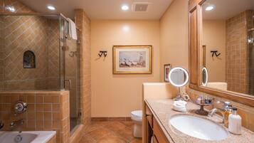Luxury Villa Suite 2 | Bathroom | Designer toiletries, hair dryer, bathrobes, towels