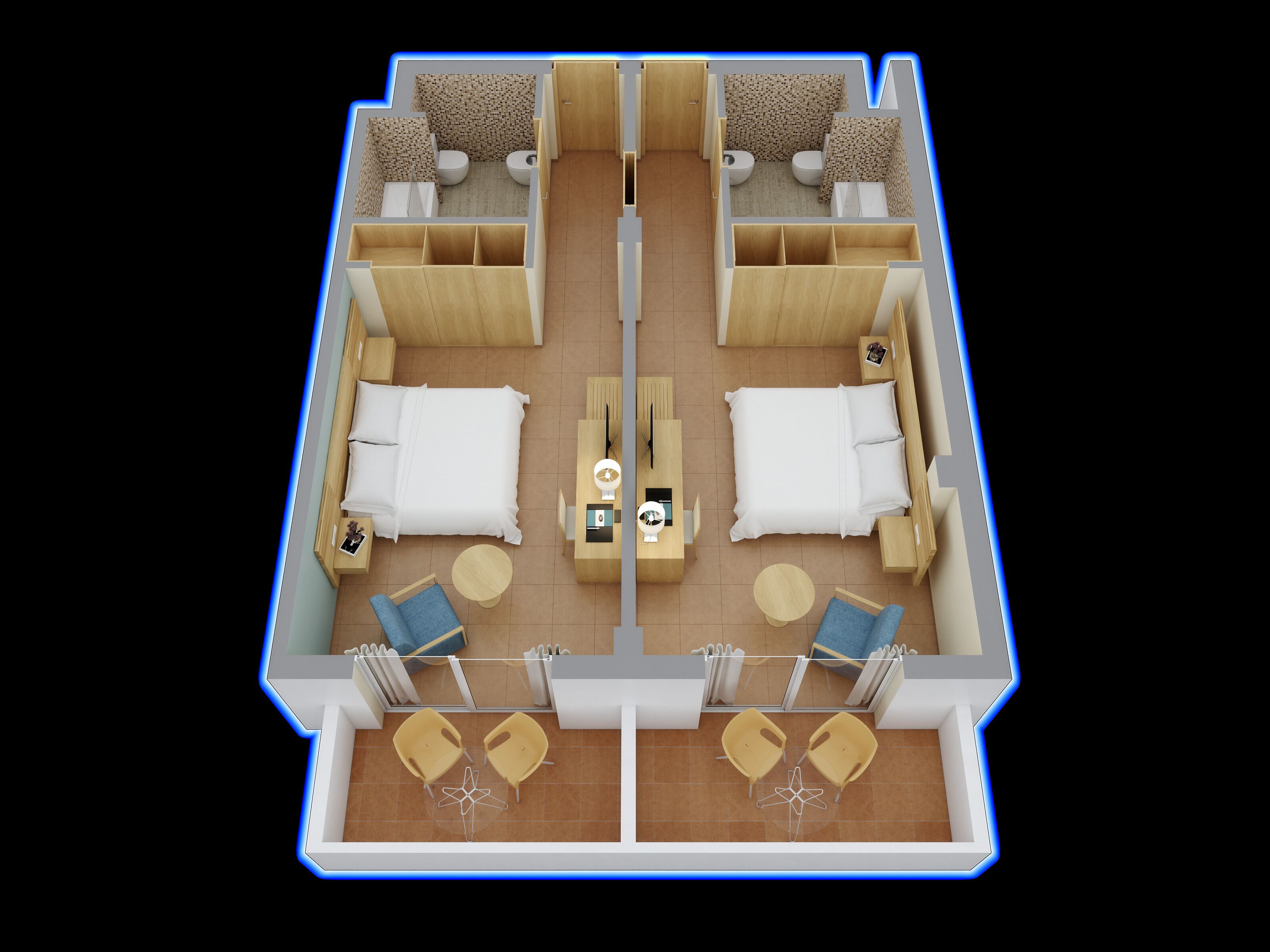 1 bedroom, minibar, desk, free wifi