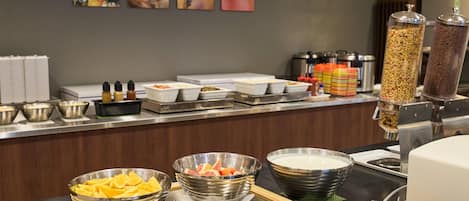 Petit déjeuner buffet compris tous les jours
