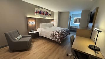 Skrivebord, skrivebord for bærbar PC og blendingsgardiner