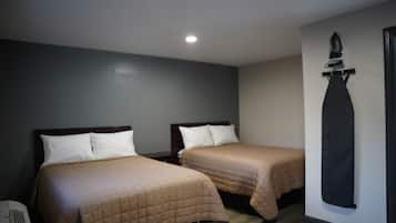 Desk, iron/ironing board, free WiFi, bed sheets