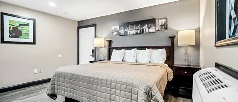 Desk, iron/ironing board, free WiFi, bed sheets