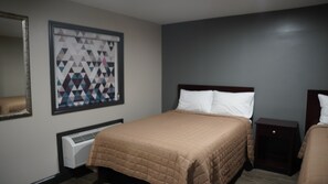 Desk, iron/ironing board, free WiFi, bed sheets