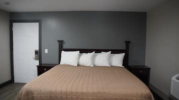 Desk, iron/ironing board, free WiFi, bed sheets