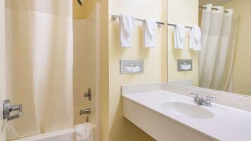 Free toiletries, hair dryer, towels