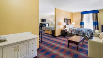 Suite, 1 King Bed | Iron/ironing board, cribs/infant beds, rollaway beds, free WiFi