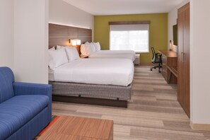 Pillow-top beds, in-room safe, desk, iron/ironing board