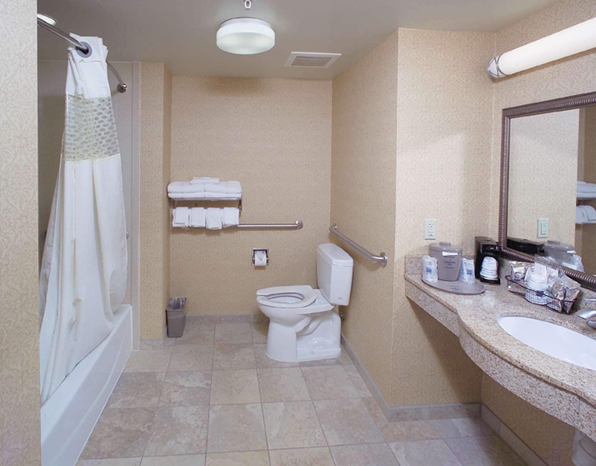 free toiletries, hair dryer, towels, soap