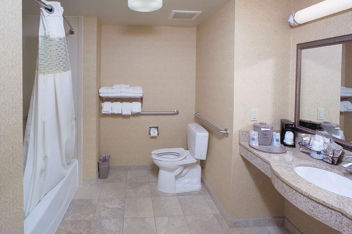 free toiletries, hair dryer, towels, soap