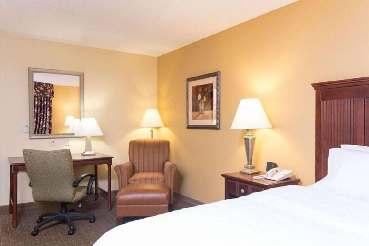 Premium bedding, pillowtop beds, in-room safe, laptop workspace