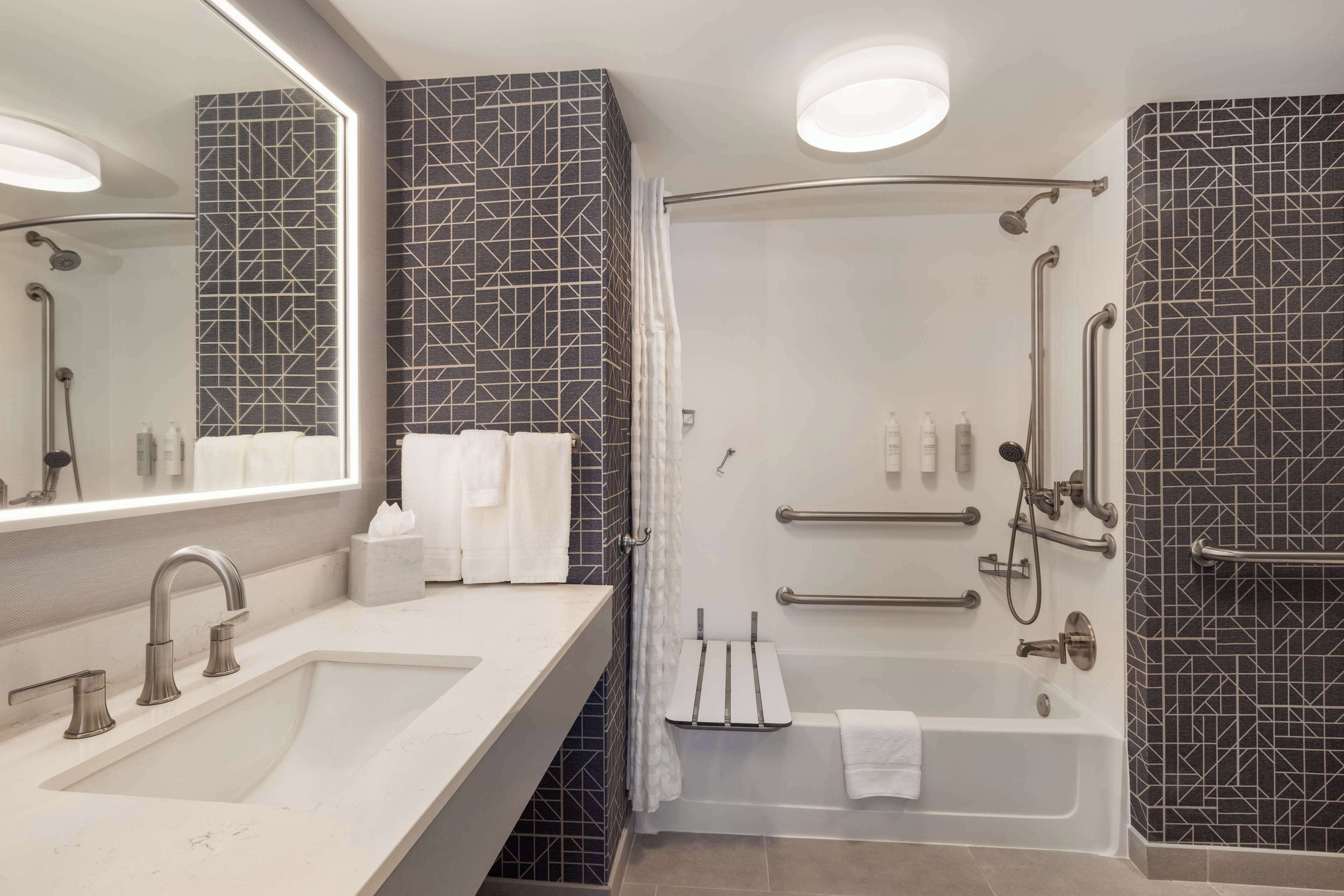 free toiletries, hair dryer, towels, soap