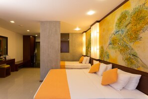 Phòng 3 Deluxe | 1 phòng ngủ, bộ đồ giường cao cấp 