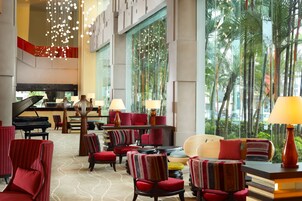 Sala de estar en el lobby