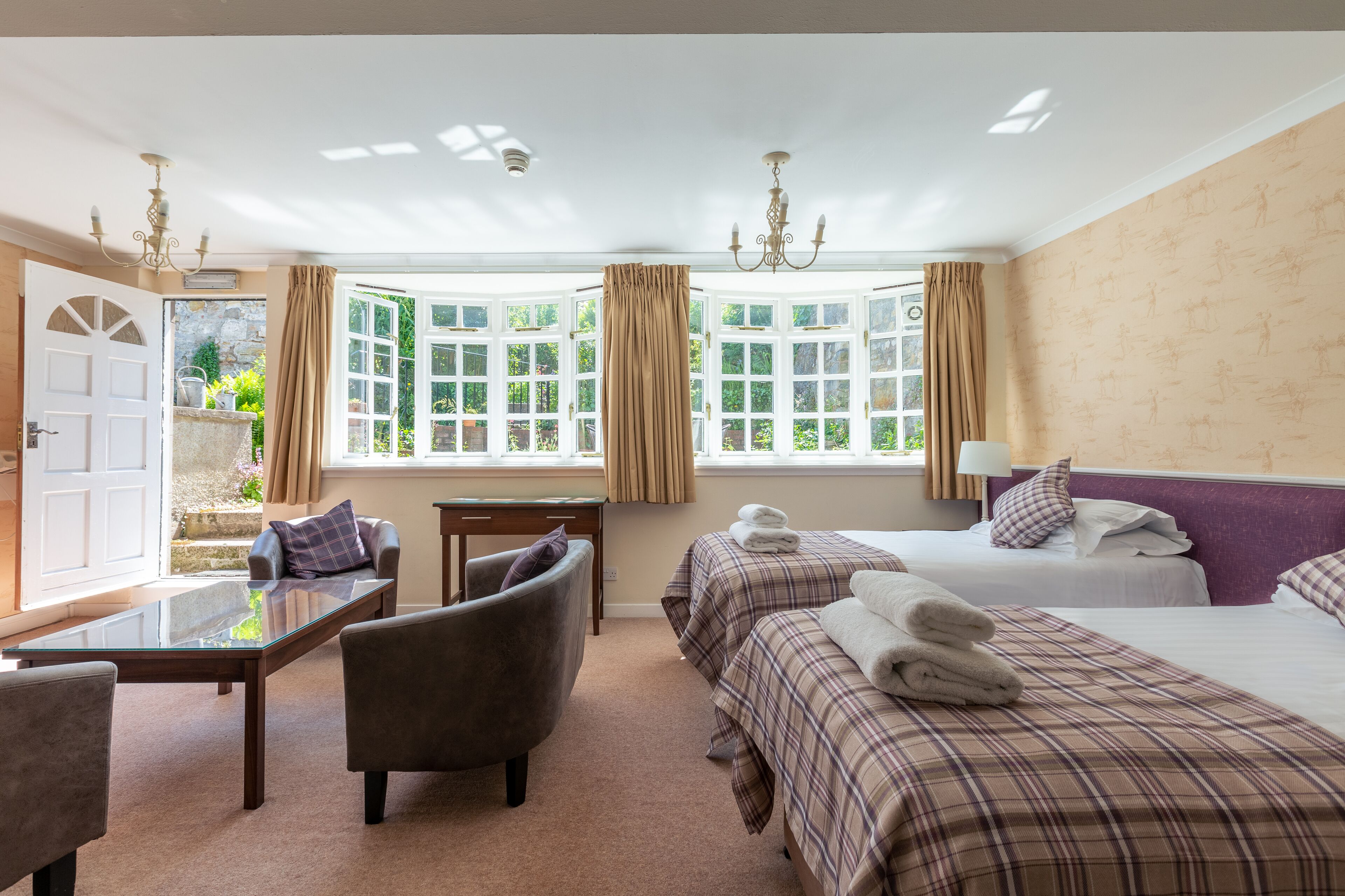 room, garden view | desk, blackout curtains, iron/ironing board, free wifi