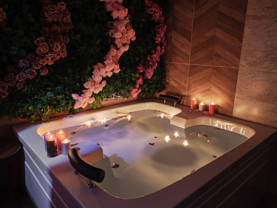 Salas de tratamientos para parejas, baño turco/hammam