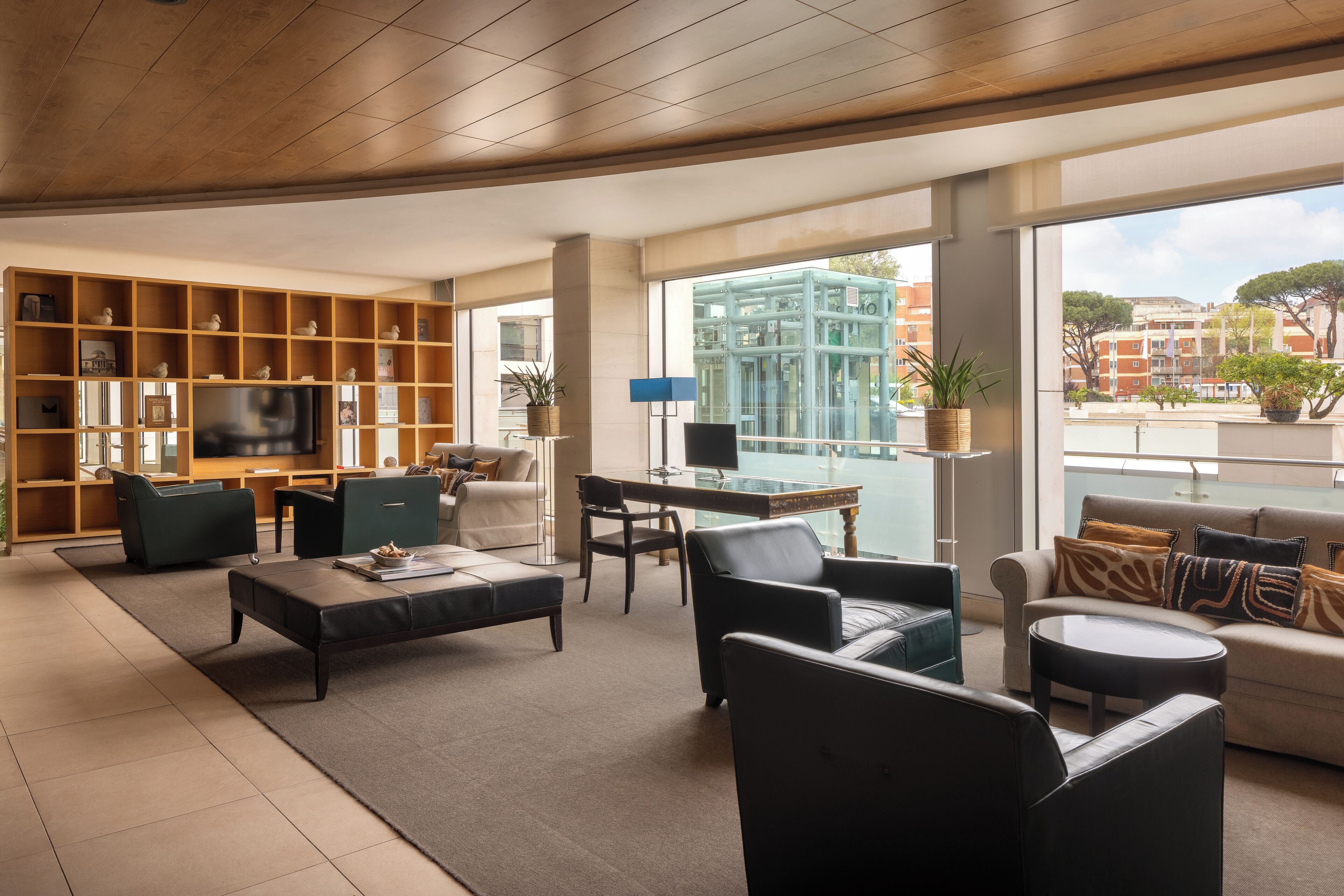 Sala de estar en el lobby