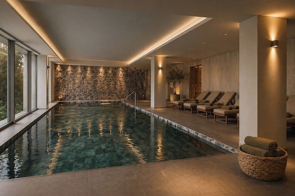 Una piscina techada