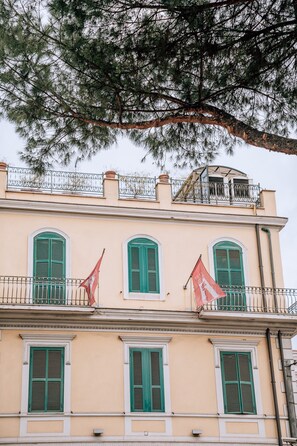 Façade de l’hébergement