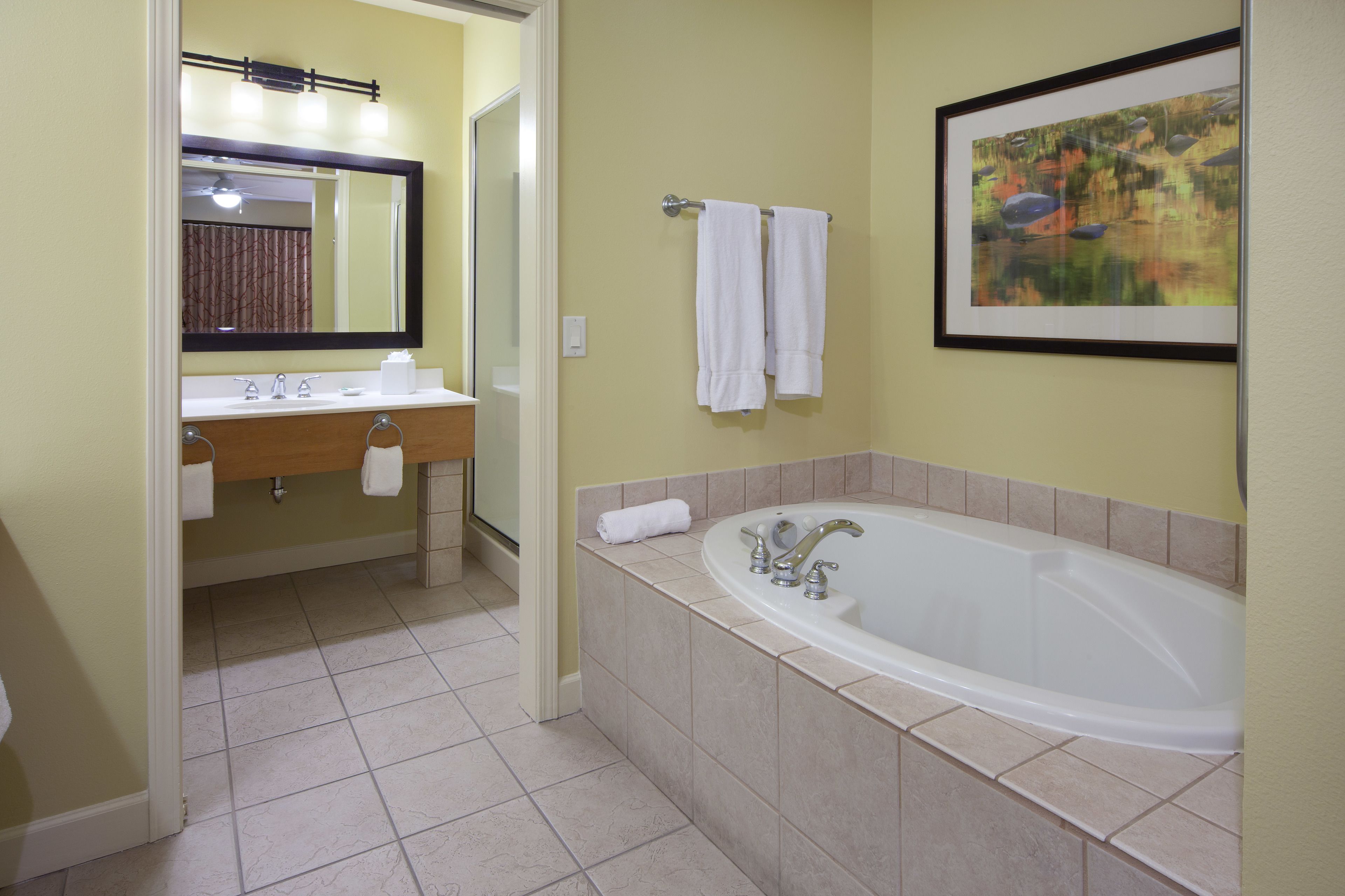 room, 2 bedrooms, non smoking | bathroom | combined shower/bathtub, deep-soaking bathtub, free toiletries