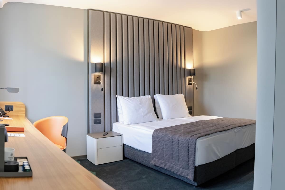 superior double room | 1 bedroom, hypo-allergenic bedding, down duvets, in-room safe