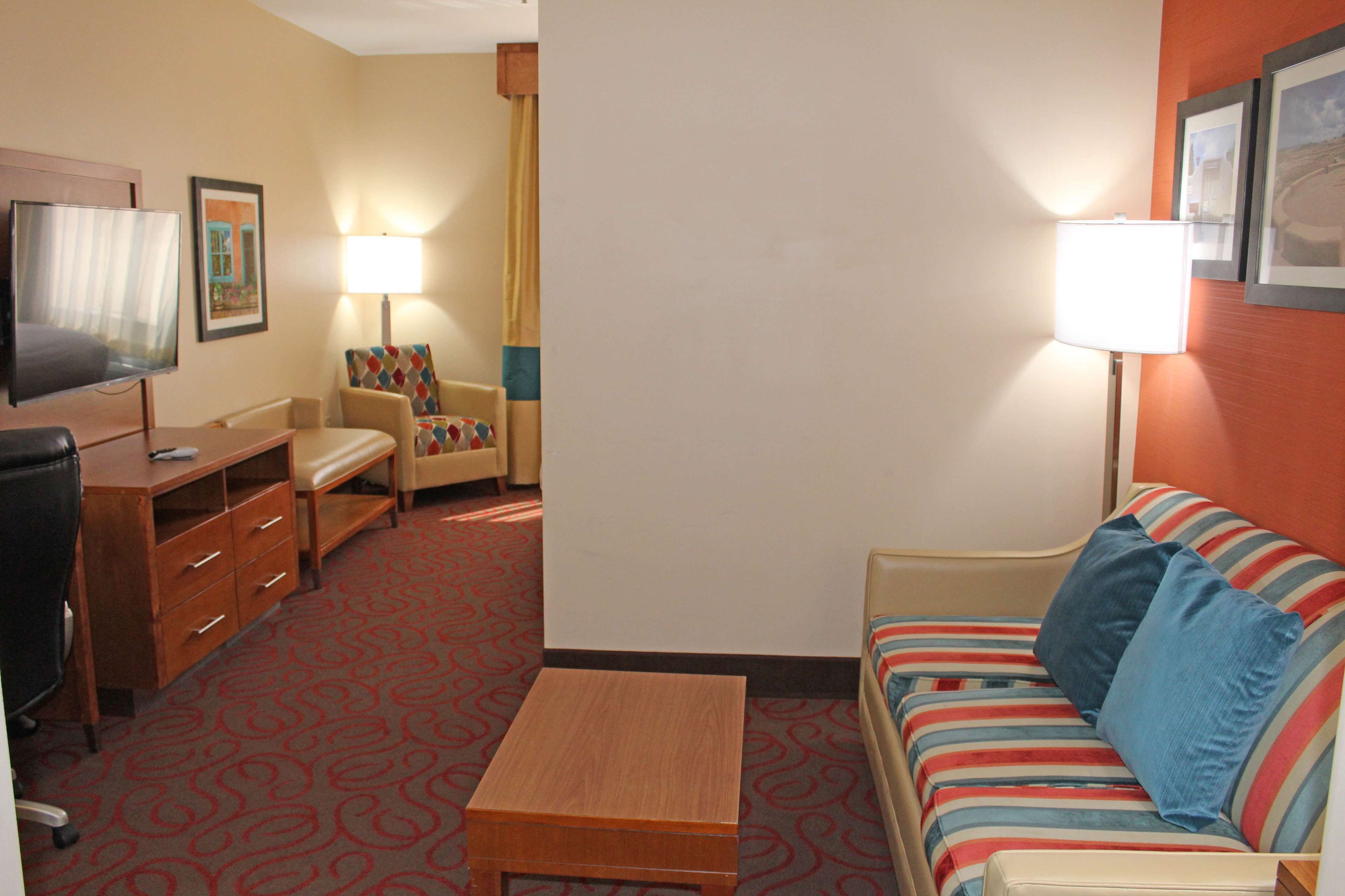 suite, 1 king bed, non smoking, refrigerator & microwave (with sofabed) | 1 bedroom, pillow-top beds, desk, laptop workspace