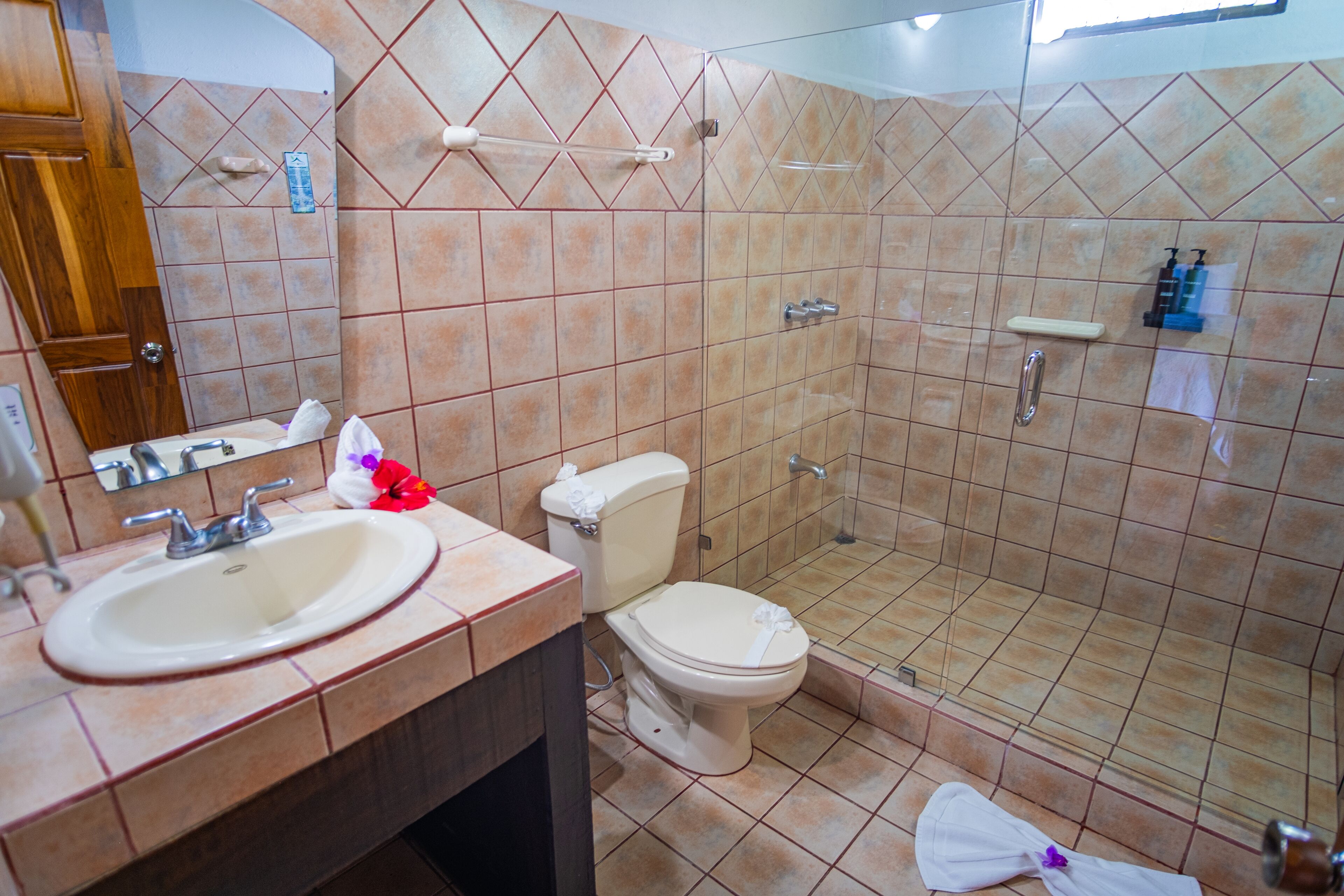 junior cabin | bathroom | free toiletries, hair dryer, towels, soap