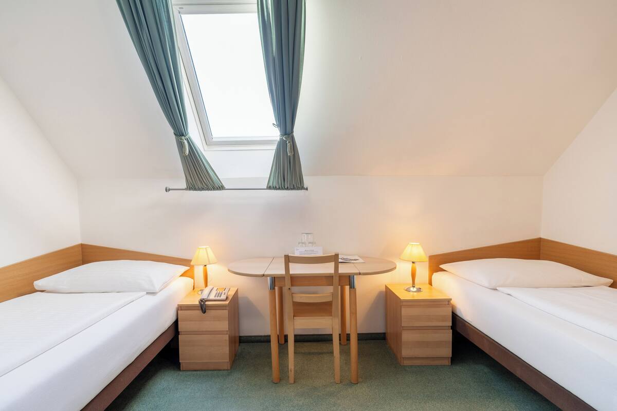 Classic Twin Room | Desk, iron/ironing board (on request), WiFi (free), bed sheets