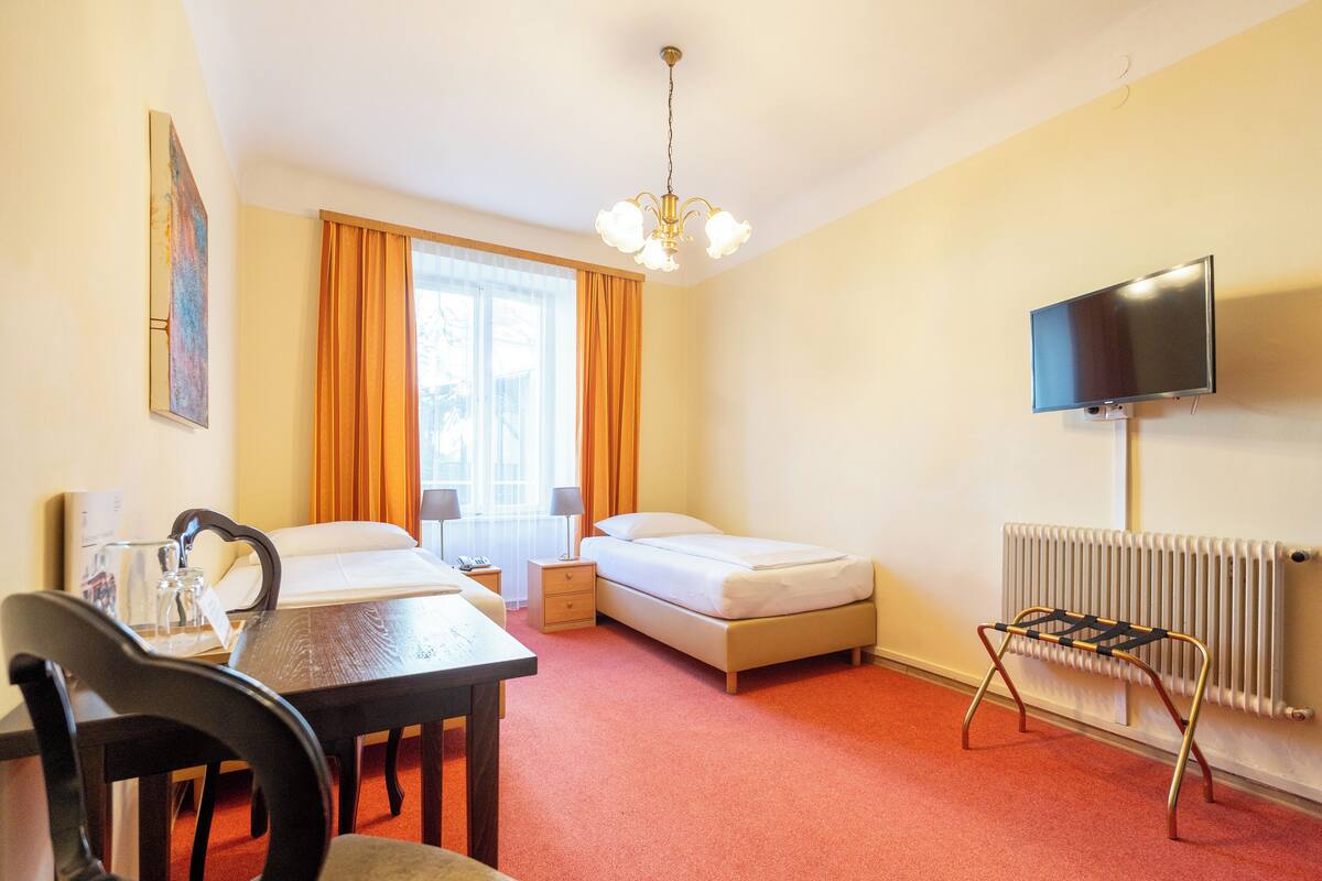 Superior Twin Room | Desk, iron/ironing board (on request), WiFi (free), bed sheets