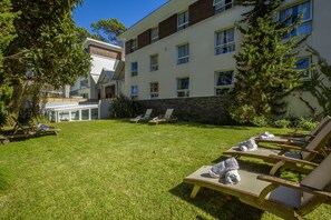 Executive-Doppel- oder -Zweibettzimmer | Blick auf den Garten