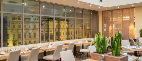 Daily buffet breakfast (EUR 28 per person)