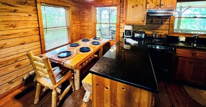 Cabin, 3 Bedroom, Loft | Private kitchen | Mini-fridge, microwave, coffee/tea maker - Mountain Top Inn and Resort (Warm Springs)