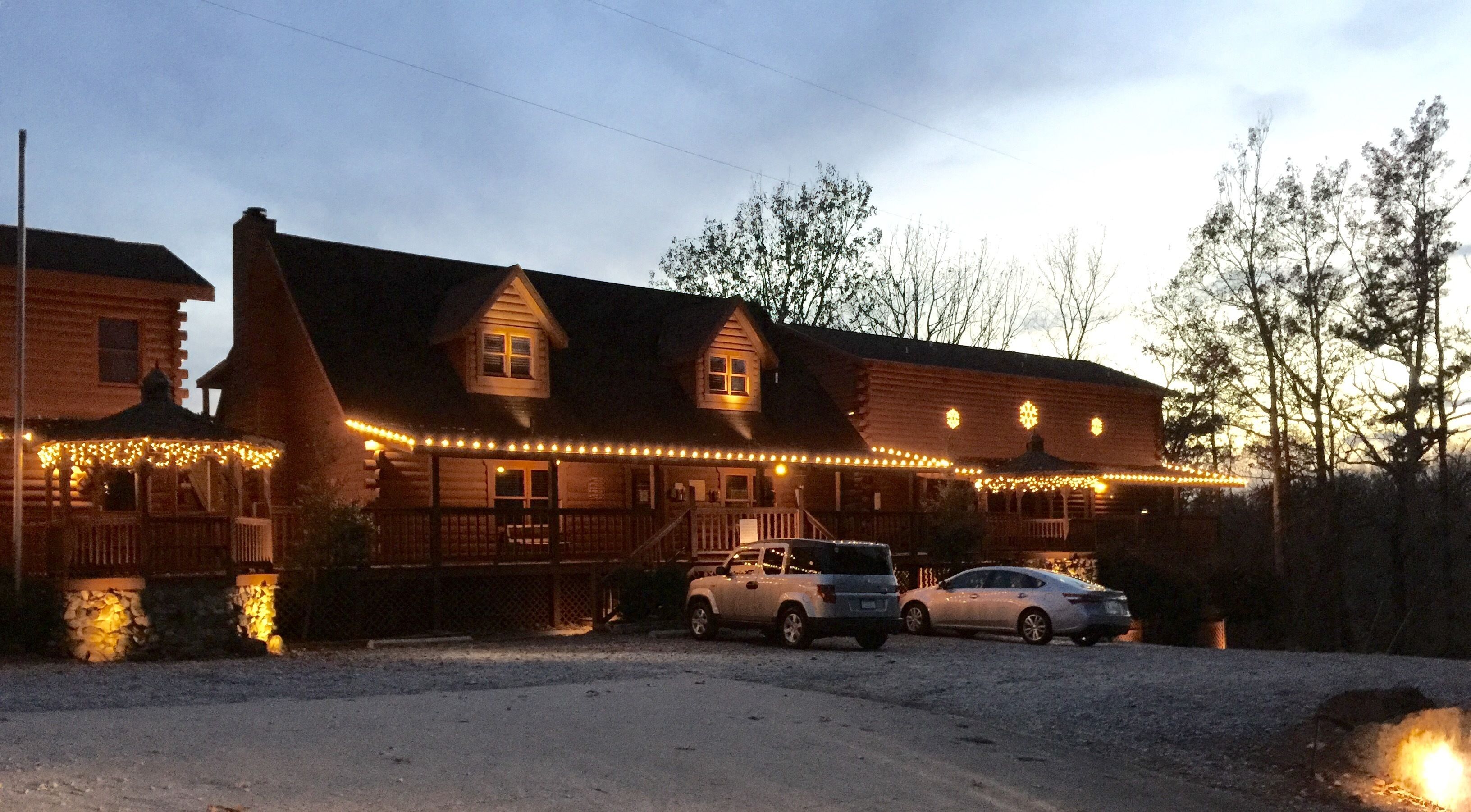 front of property – evening/night