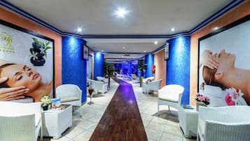 Steam room, Turkish bath/hammam, body treatments, body scrubs, facials