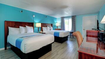 Standard Room, 2 Double Beds | Individually decorated, individually furnished, free WiFi, bed sheets