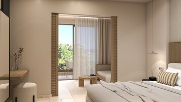 Junior Suite Sea View | In-room safe, desk, blackout drapes, free WiFi