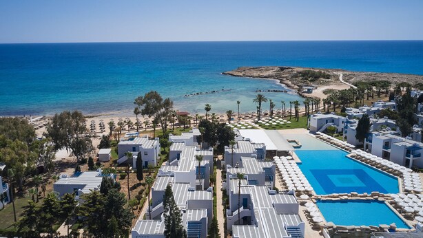 A resort with multiple swimming pools, beach access, and a view of the sea. - Atlantica Callisto (Ayia Napa)