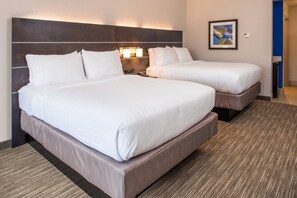 Standard Room, 2 Queen Beds, Accessible (Accessible Tub) | Premium bedding, pillow-top beds, in-room safe, desk - Holiday Inn Express and Suites Jacksonville East by IHG (Jacksonville)