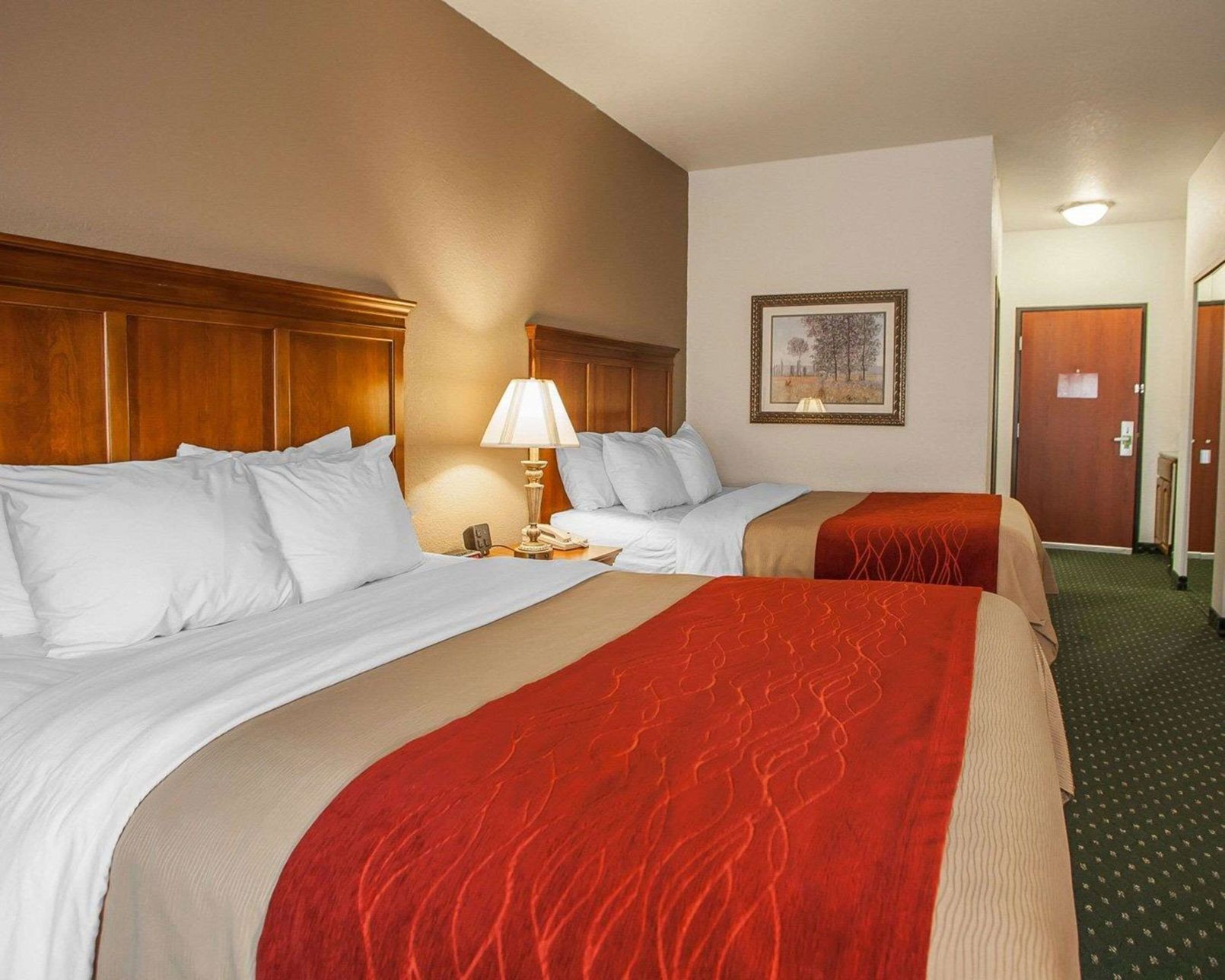 Desk, blackout drapes, iron/ironing board, free WiFi