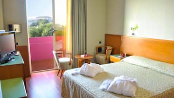 Donzen dekbedden, een minibar, een kluis op de kamer, geluiddichte muren