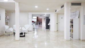 Sitteområde i lobbyen